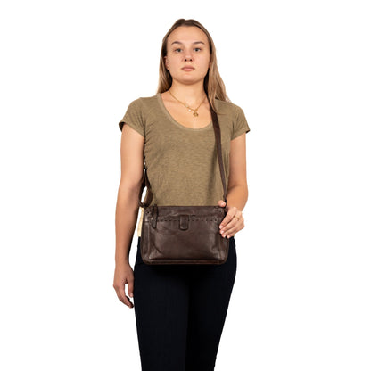 Concealed Carry Leah Buffalo Leather Crossbody w/Wallet by Lady Conceal - Angler's Pro Tackle & Outdoors