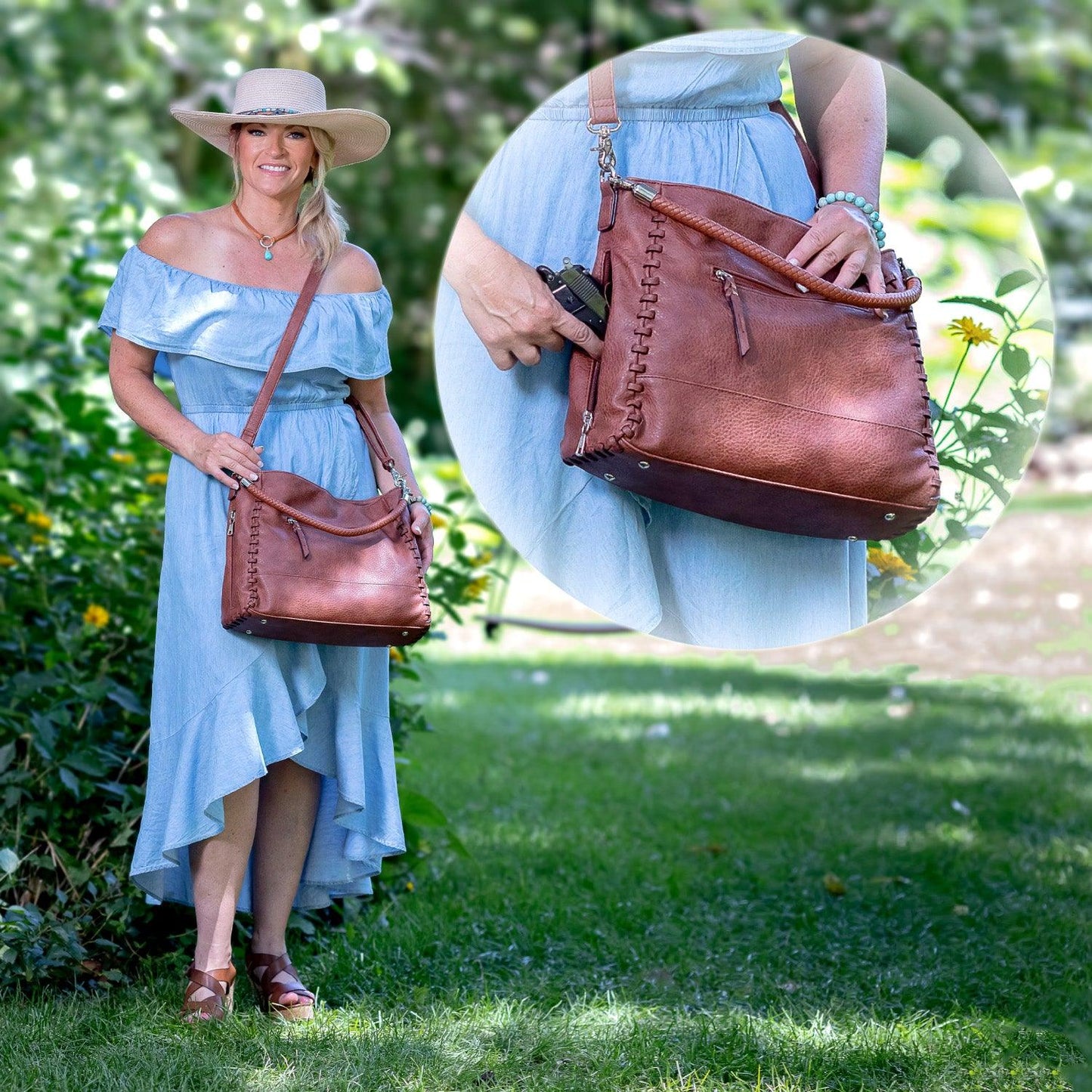 Concealed Carry Lily Tote by Lady Conceal - Angler's Pro Tackle & Outdoors