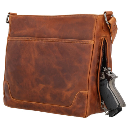 Concealed Carry Lydia Leather Crossbody by Lady Conceal - Angler's Pro Tackle & Outdoors