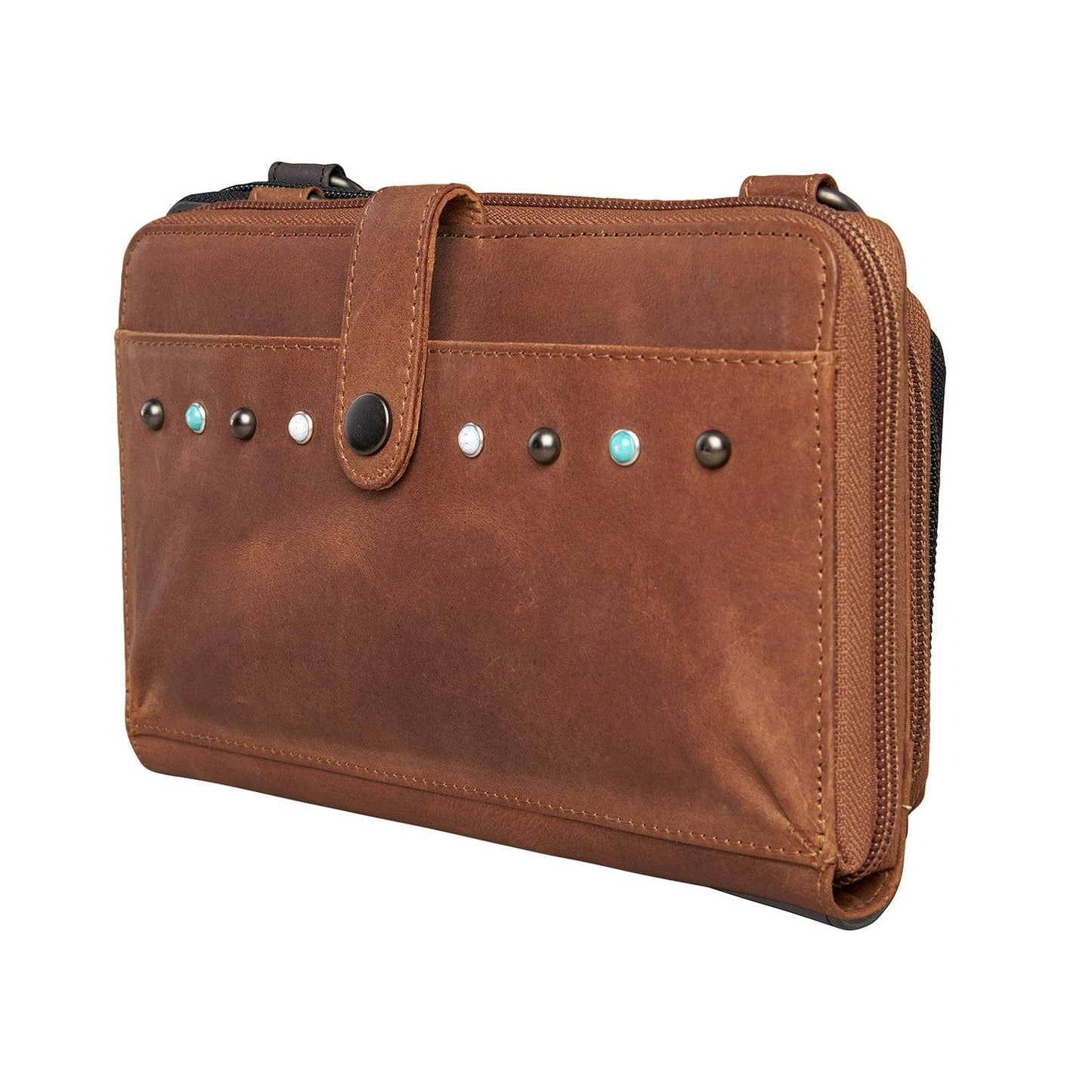 Concealed Carry Millie Leather Crossbody Organizer by Lady Conceal - Small - Angler's Pro Tackle & Outdoors