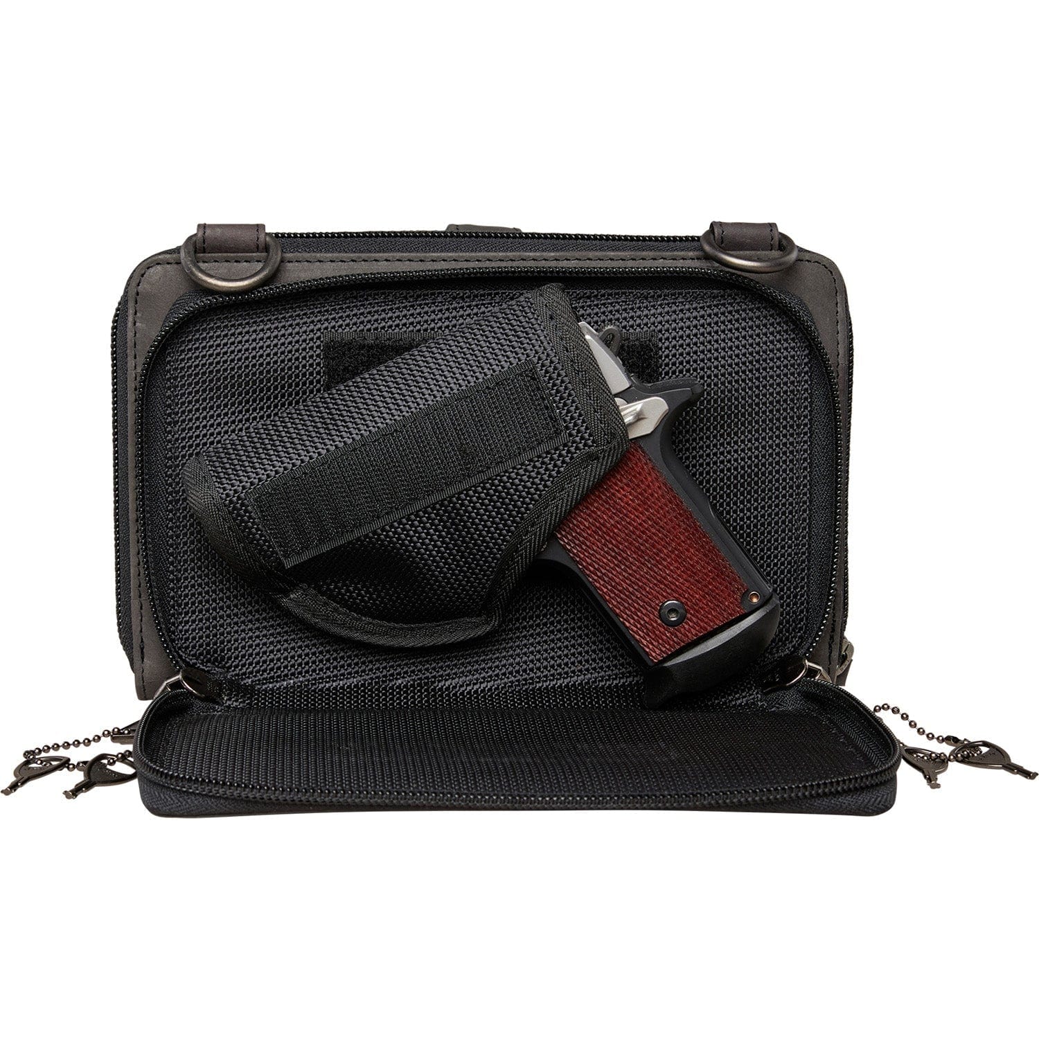 Concealed Carry Millie Leather Crossbody Organizer by Lady Conceal - Small - Angler's Pro Tackle & Outdoors