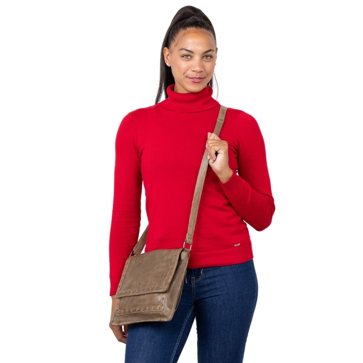 Concealed Carry Monroe Leather Crossbody by Lady Conceal - Angler's Pro Tackle & Outdoors