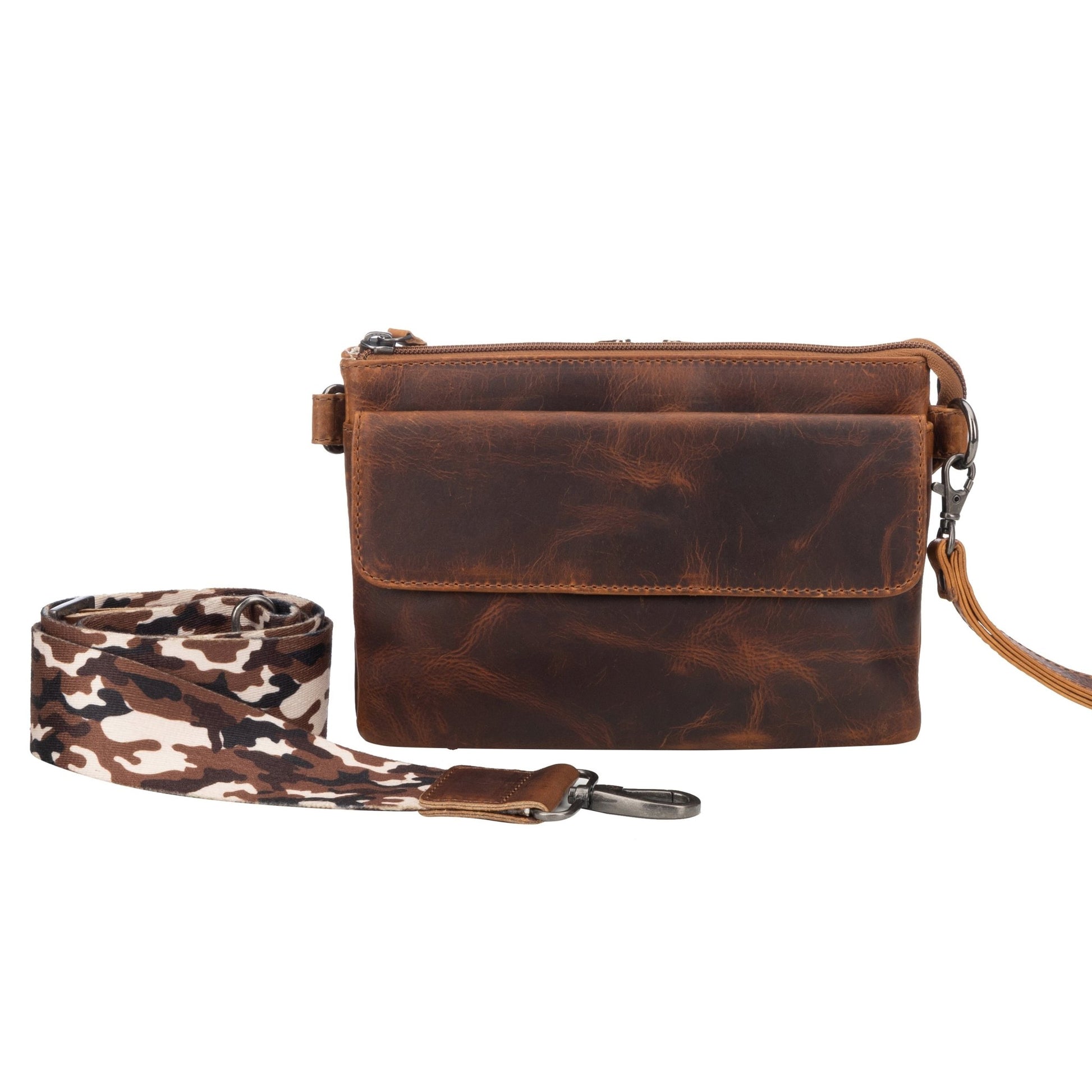 Concealed Carry Natasha Leather Crossbody by Lady Conceal - Angler's Pro Tackle & Outdoors