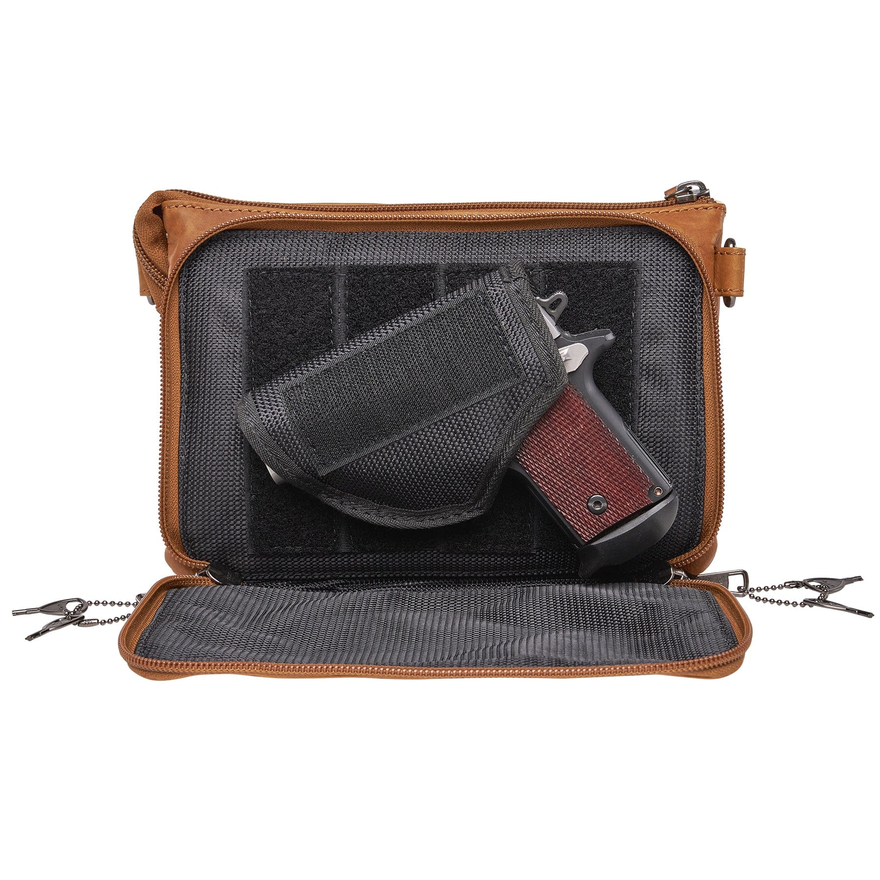 Concealed Carry Natasha Leather Crossbody by Lady Conceal - Angler's Pro Tackle & Outdoors