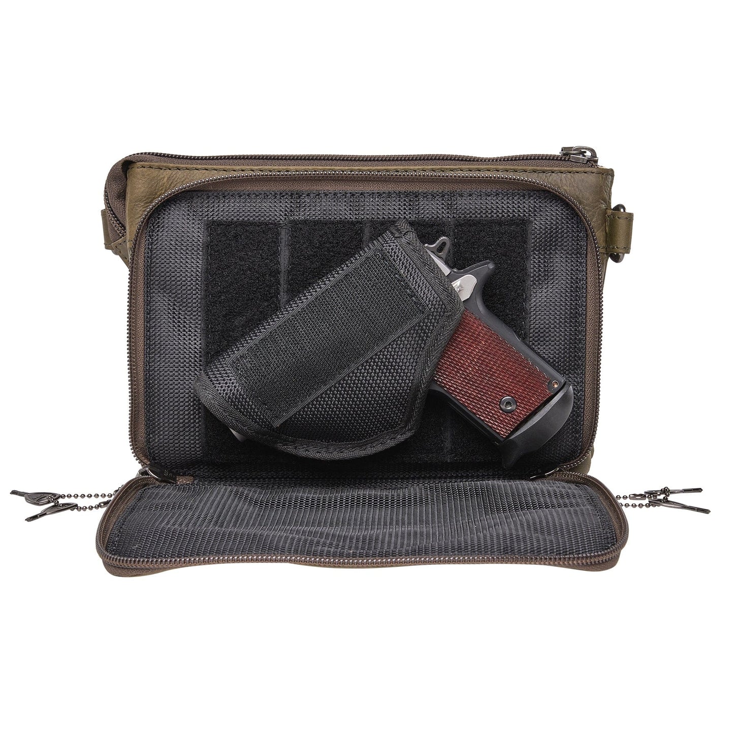 Concealed Carry Natasha Leather Crossbody by Lady Conceal - Angler's Pro Tackle & Outdoors