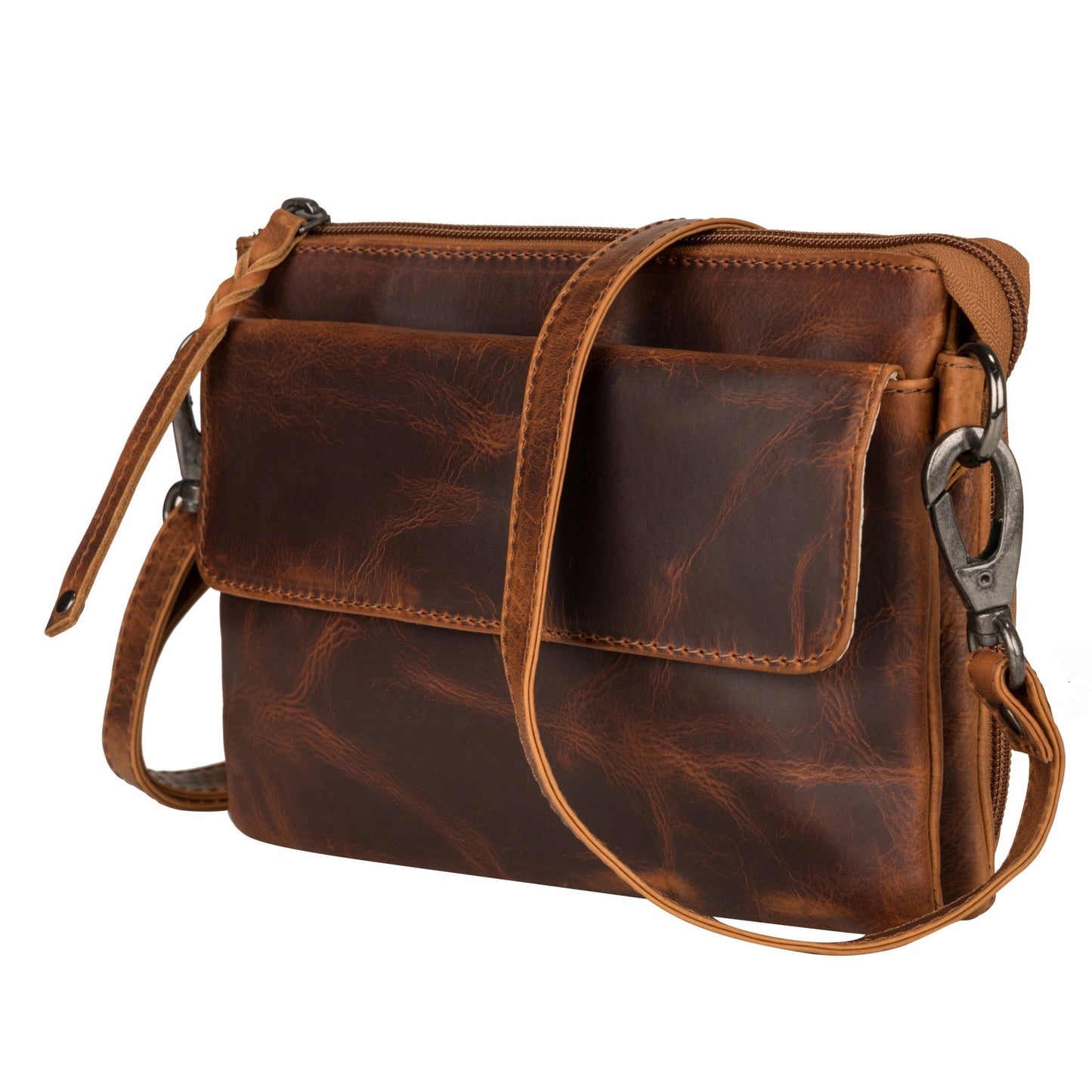 Concealed Carry Natasha Leather Crossbody by Lady Conceal - Angler's Pro Tackle & Outdoors