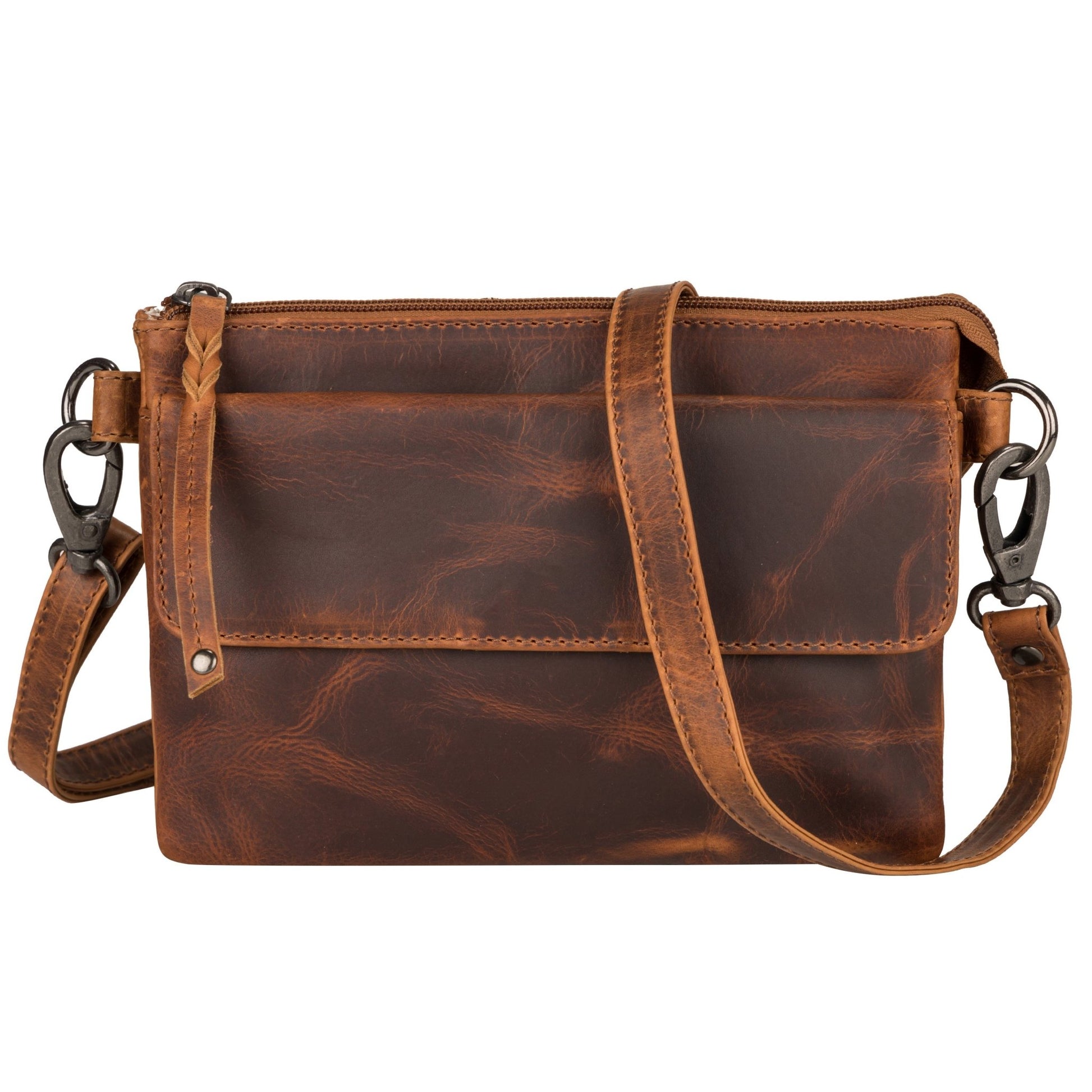 Concealed Carry Natasha Leather Crossbody by Lady Conceal - Angler's Pro Tackle & Outdoors