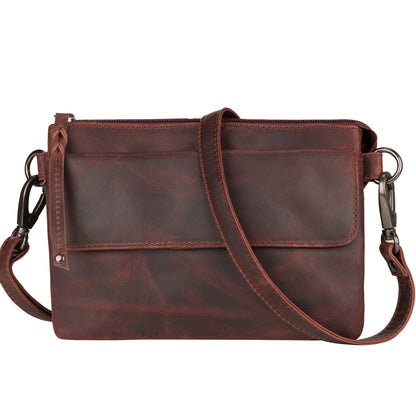 Concealed Carry Natasha Leather Crossbody by Lady Conceal - Angler's Pro Tackle & Outdoors