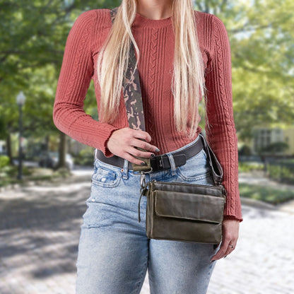 Concealed Carry Natasha Leather Crossbody by Lady Conceal - Angler's Pro Tackle & Outdoors