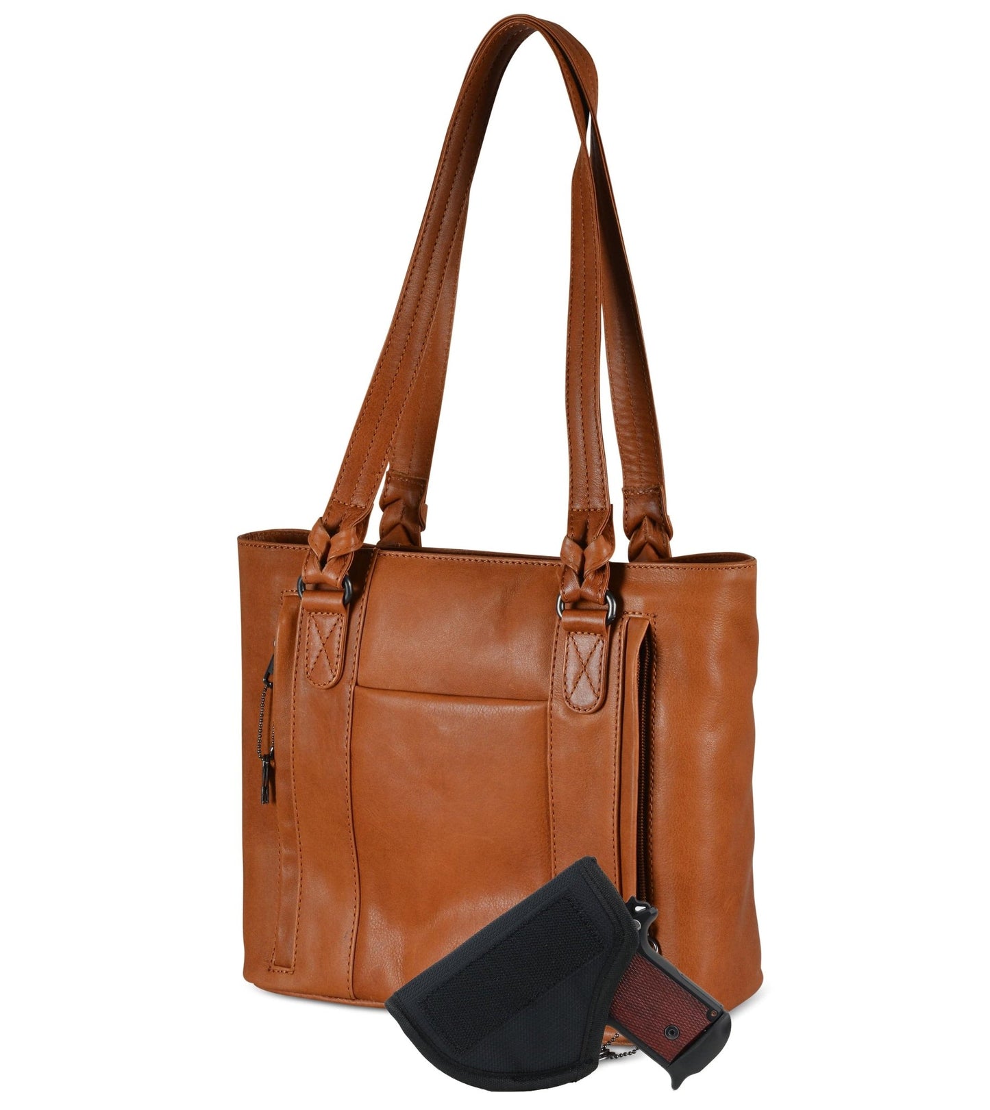 Concealed Carry Peyton Leather Tote for Women by Lady Conceal - Angler's Pro Tackle & Outdoors