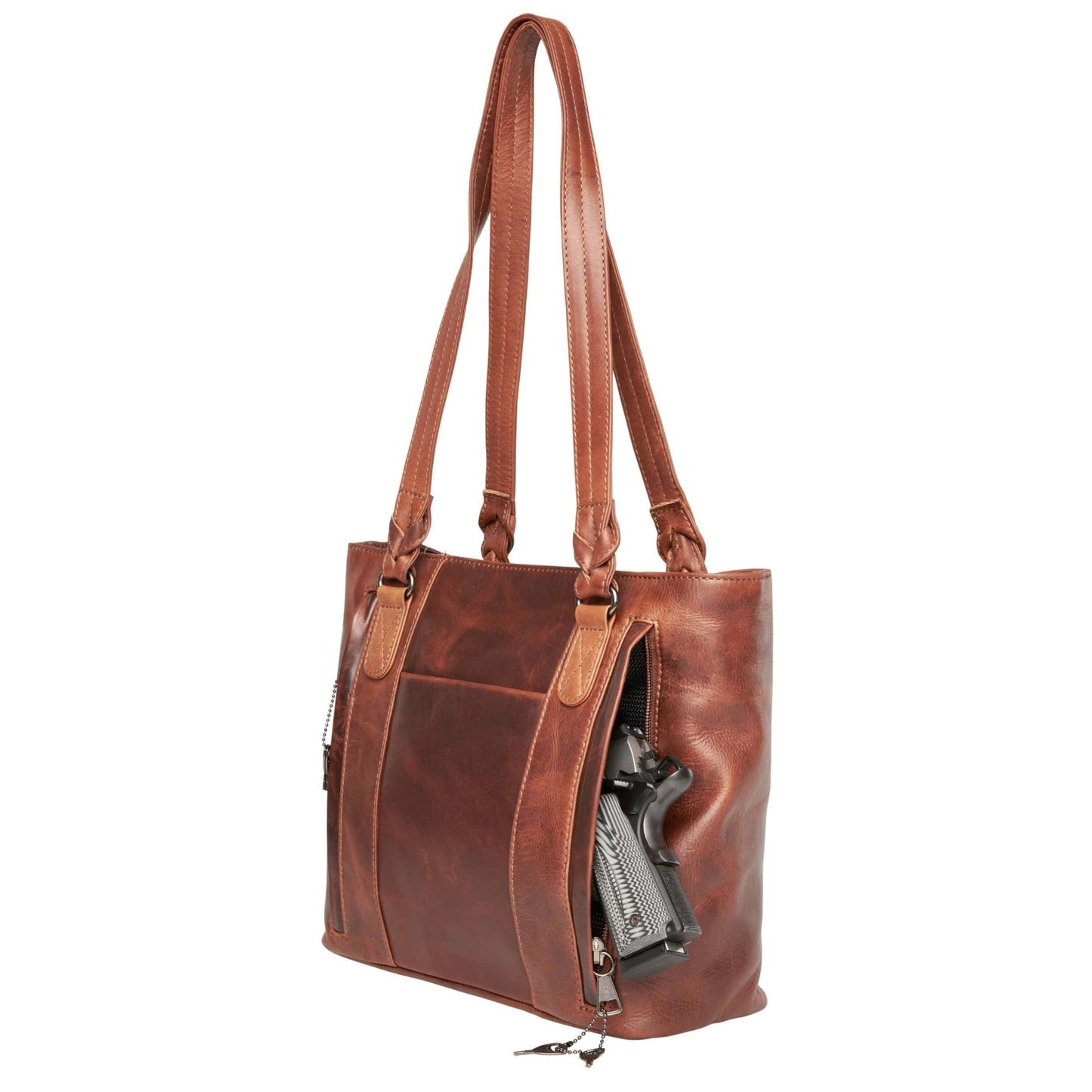 Concealed Carry Peyton Leather Tote for Women by Lady Conceal - Angler's Pro Tackle & Outdoors