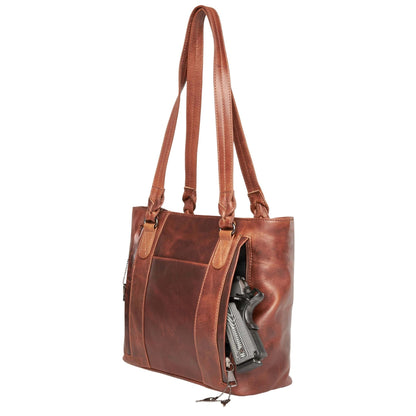 Concealed Carry Peyton Leather Tote for Women by Lady Conceal - Angler's Pro Tackle & Outdoors