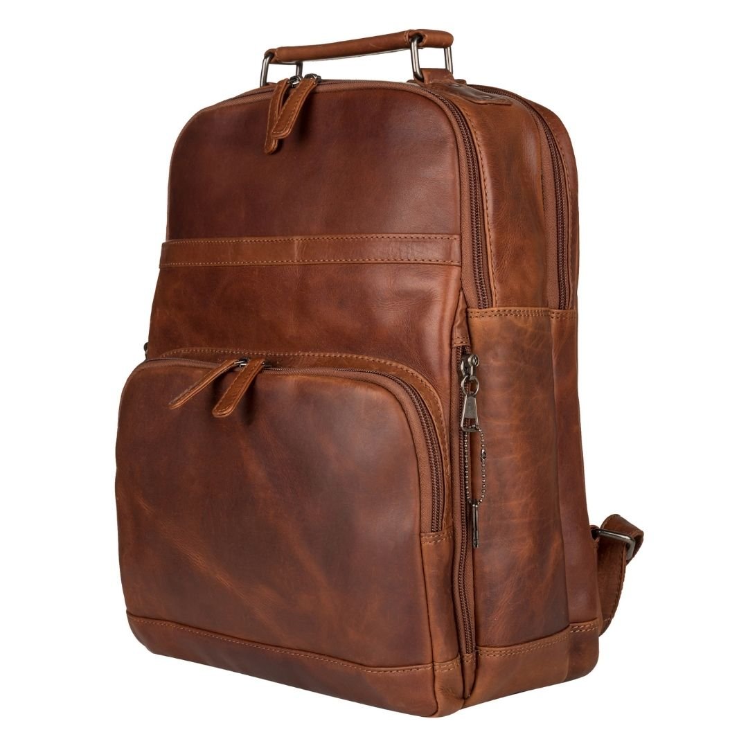 Concealed Carry Quinn Unisex Leather Backpack - Angler's Pro Tackle & Outdoors