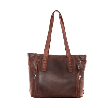 Concealed Carry Reagan Medium Leather Tote by Lady Conceal - Angler's Pro Tackle & Outdoors