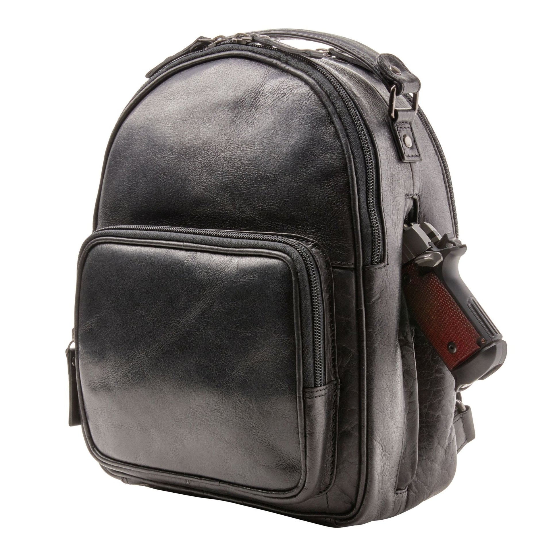 Concealed Carry Reese Unisex Leather Backpack - Angler's Pro Tackle & Outdoors