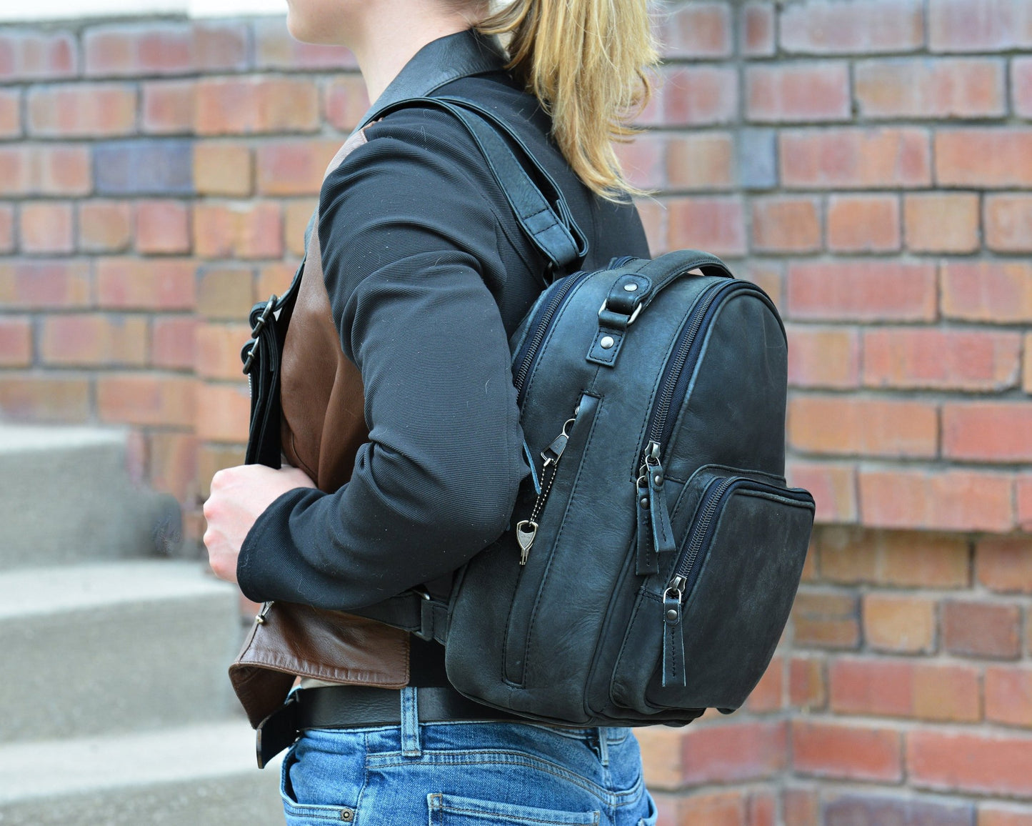 Concealed Carry Reese Unisex Leather Backpack - Angler's Pro Tackle & Outdoors