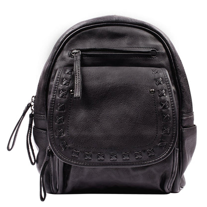 Concealed Carry RFID Daisy Leather Backpack by Lady Conceal - Angler's Pro Tackle & Outdoors