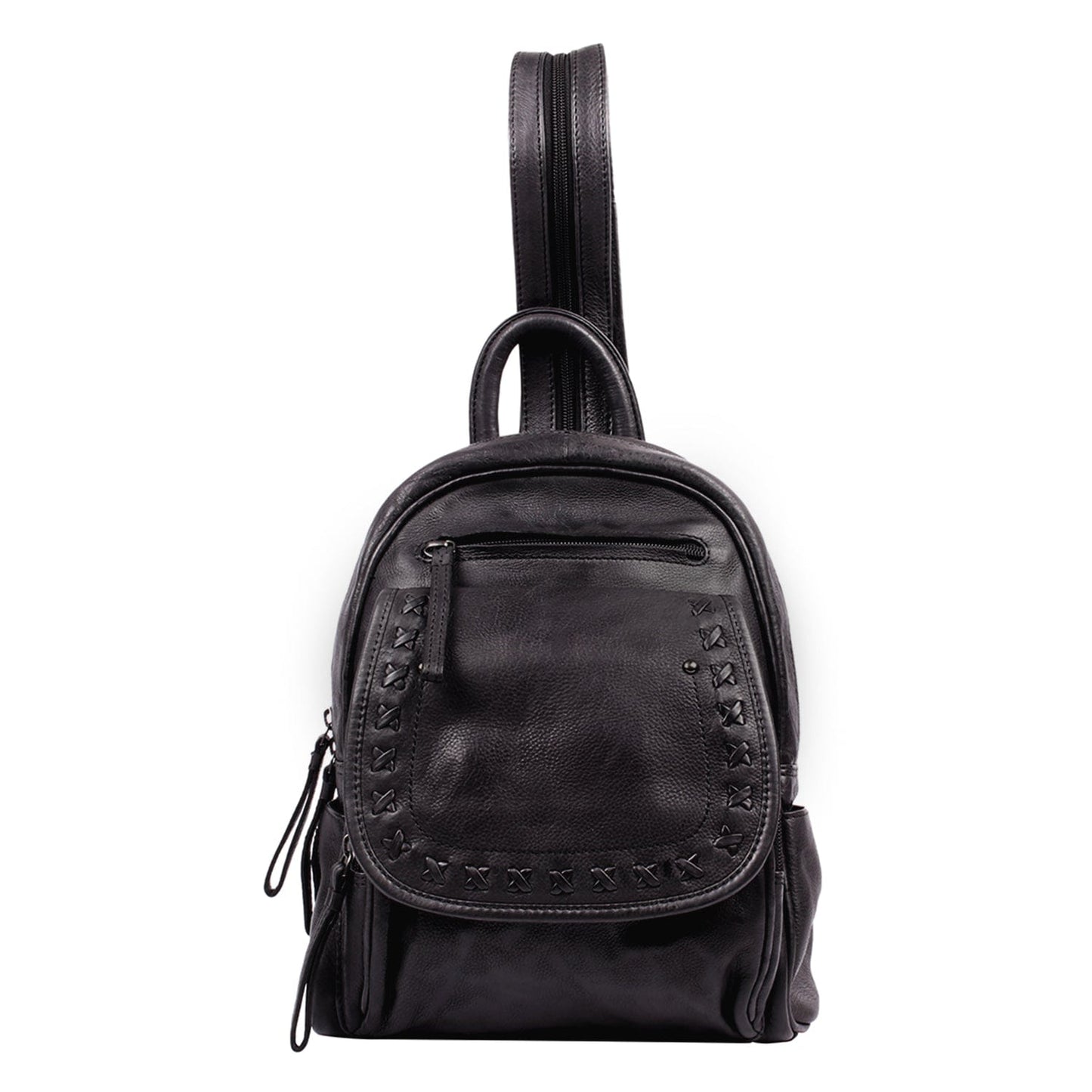 Concealed Carry RFID Daisy Leather Backpack by Lady Conceal - Angler's Pro Tackle & Outdoors