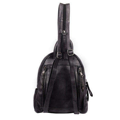 Concealed Carry RFID Daisy Leather Backpack by Lady Conceal - Angler's Pro Tackle & Outdoors