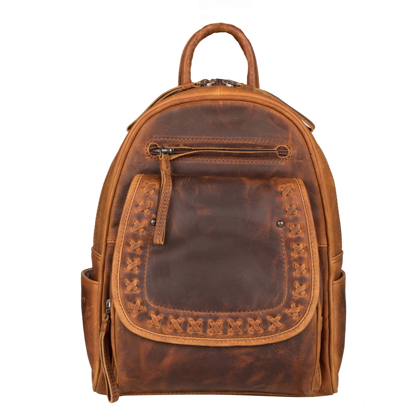 Concealed Carry RFID Daisy Leather Backpack by Lady Conceal - Angler's Pro Tackle & Outdoors