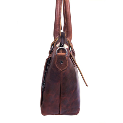 Concealed Carry Sadie Leather Satchel by Lady Conceal - Angler's Pro Tackle & Outdoors