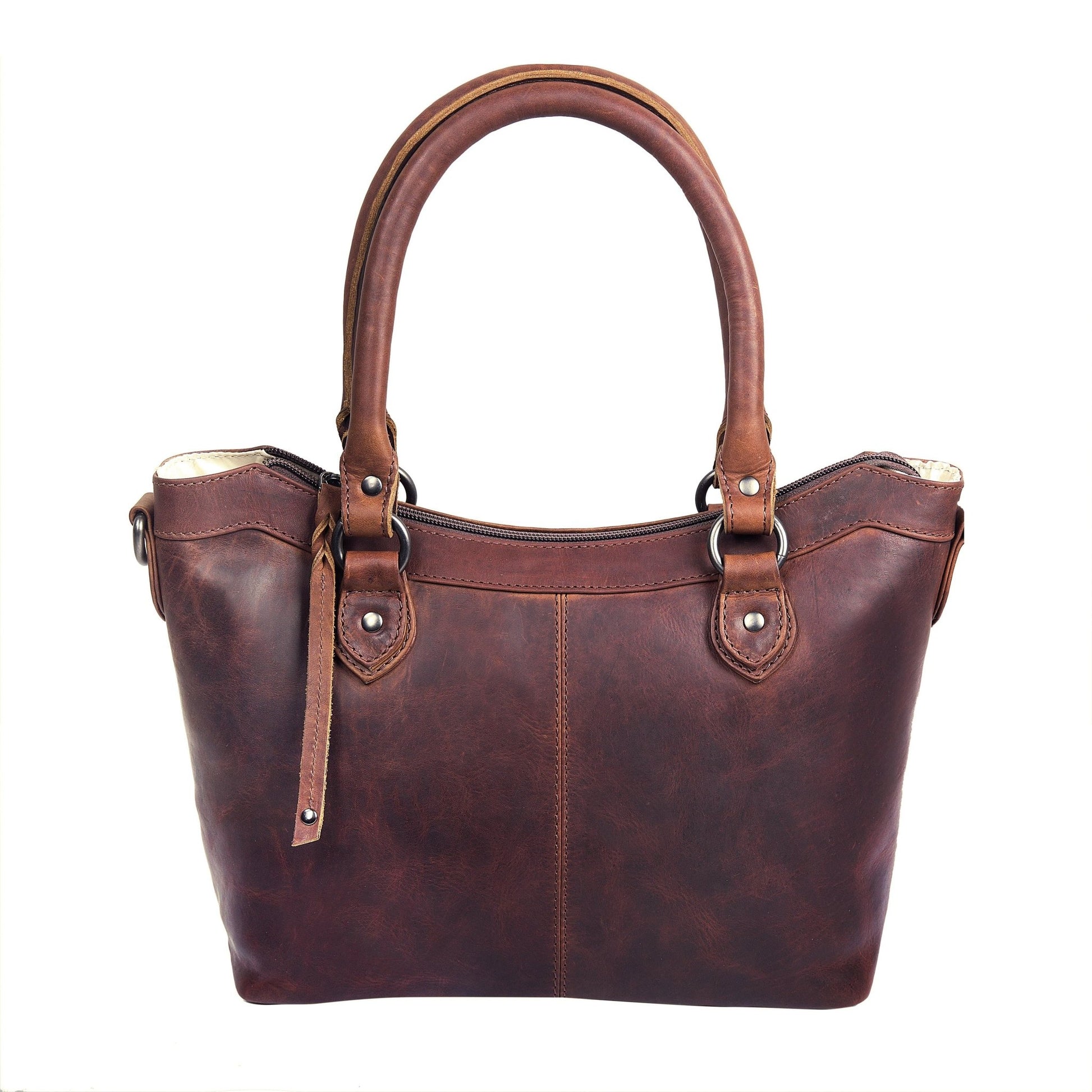 Concealed Carry Sadie Leather Satchel by Lady Conceal - Angler's Pro Tackle & Outdoors