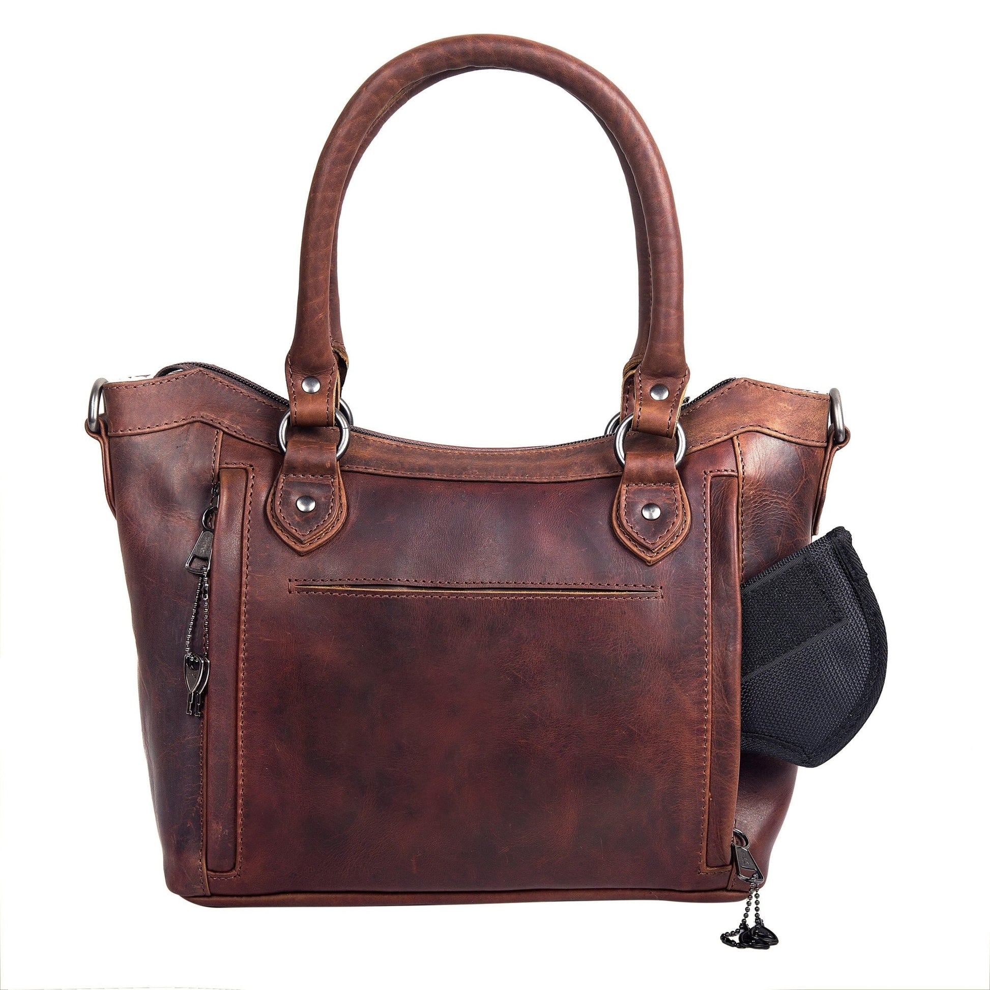 Concealed Carry Sadie Leather Satchel by Lady Conceal - Angler's Pro Tackle & Outdoors