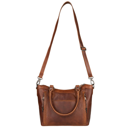 Concealed Carry Sadie Leather Satchel by Lady Conceal - Angler's Pro Tackle & Outdoors