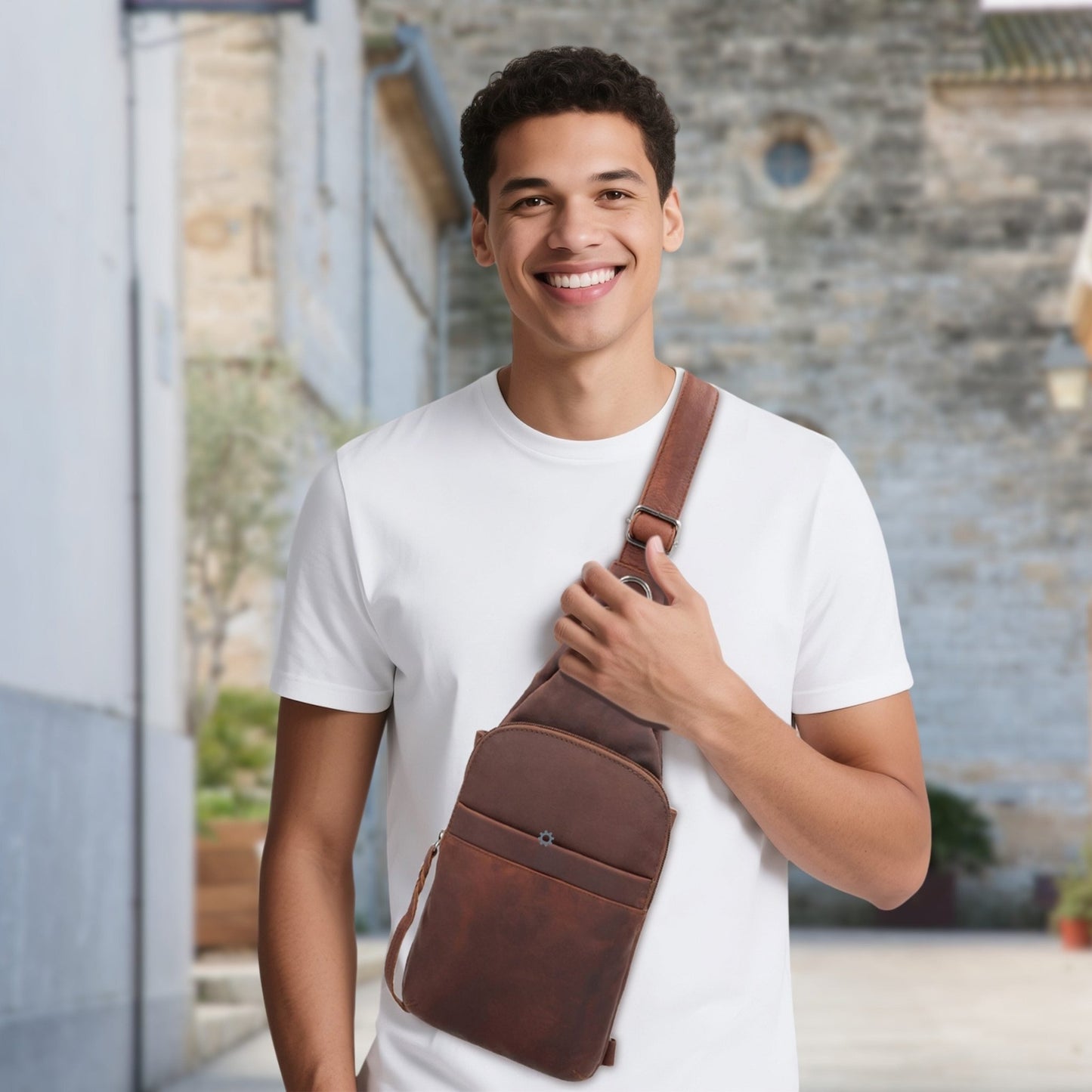Concealed Carry Unisex Dakota Leather Sling by Lady Conceal - Angler's Pro Tackle & Outdoors