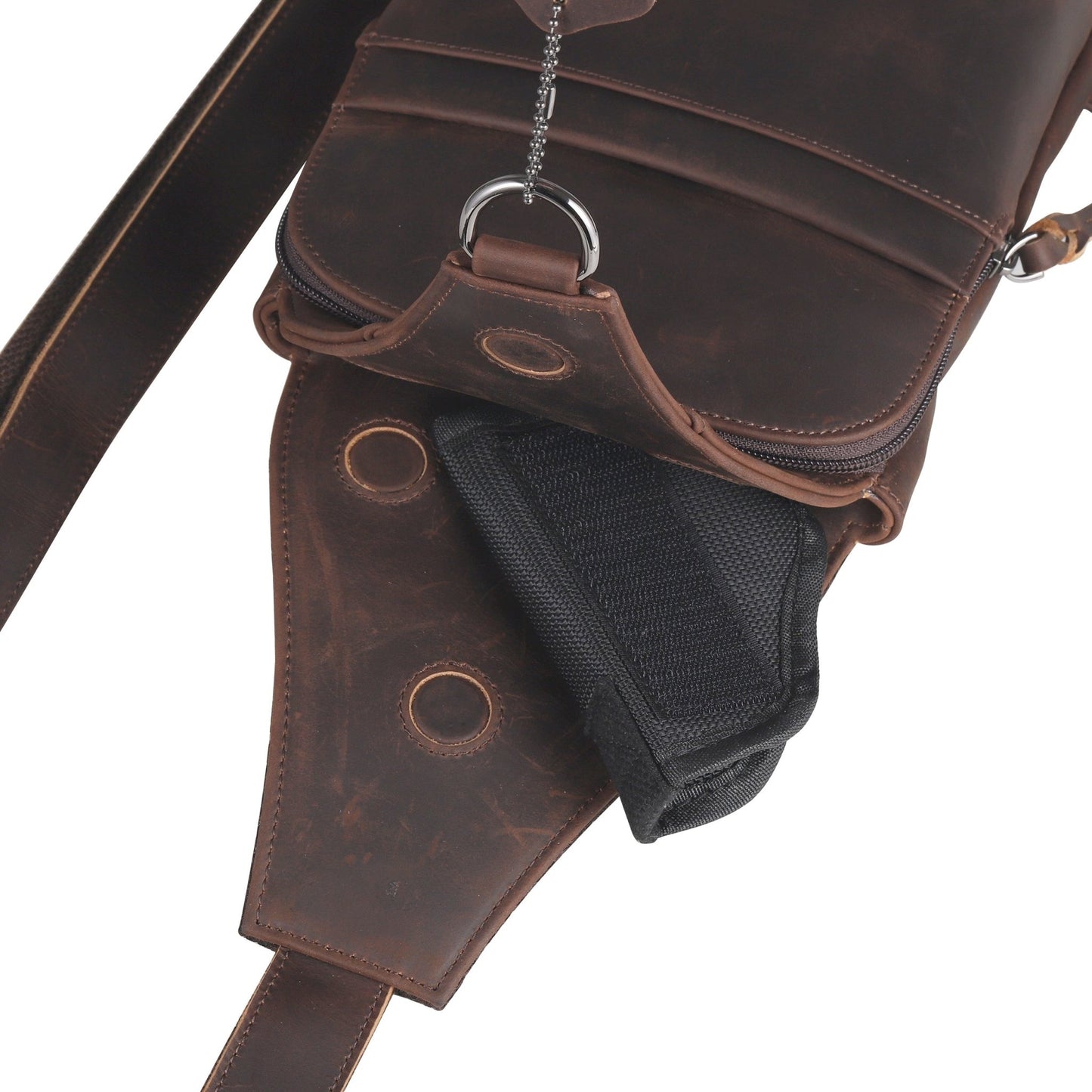 Concealed Carry Unisex Dakota Leather Sling by Lady Conceal - Angler's Pro Tackle & Outdoors