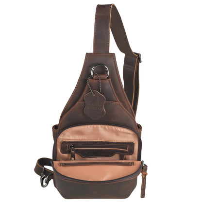 Concealed Carry Unisex Dakota Leather Sling by Lady Conceal - Angler's Pro Tackle & Outdoors