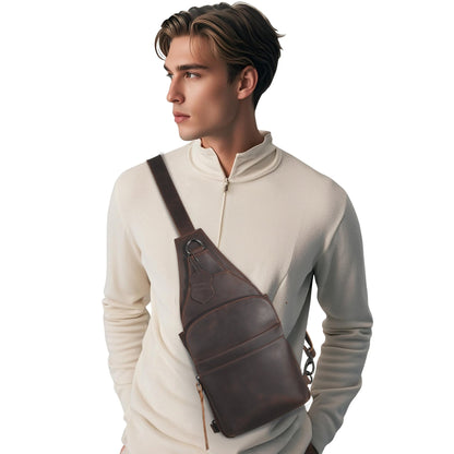 Concealed Carry Unisex Dakota Leather Sling by Lady Conceal - Angler's Pro Tackle & Outdoors