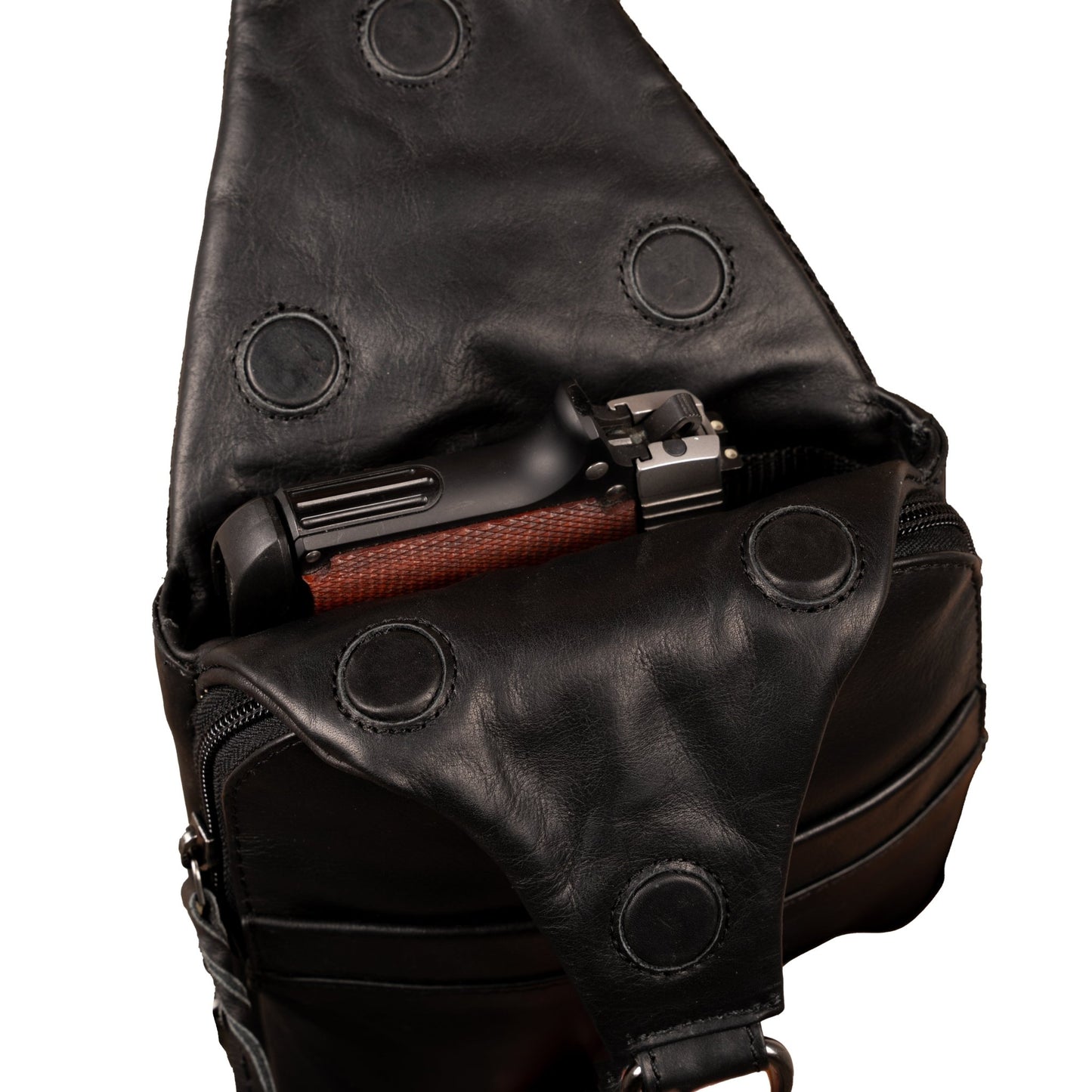 Concealed Carry Unisex Dakota Leather Sling by Lady Conceal - Angler's Pro Tackle & Outdoors