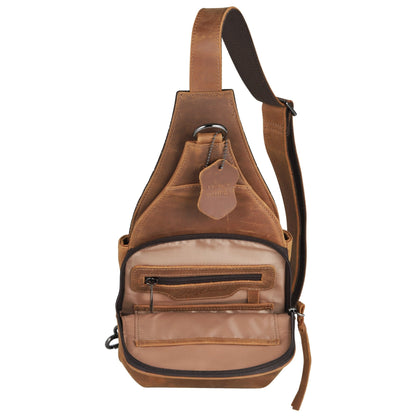 Concealed Carry Unisex Dakota Leather Sling by Lady Conceal - Angler's Pro Tackle & Outdoors