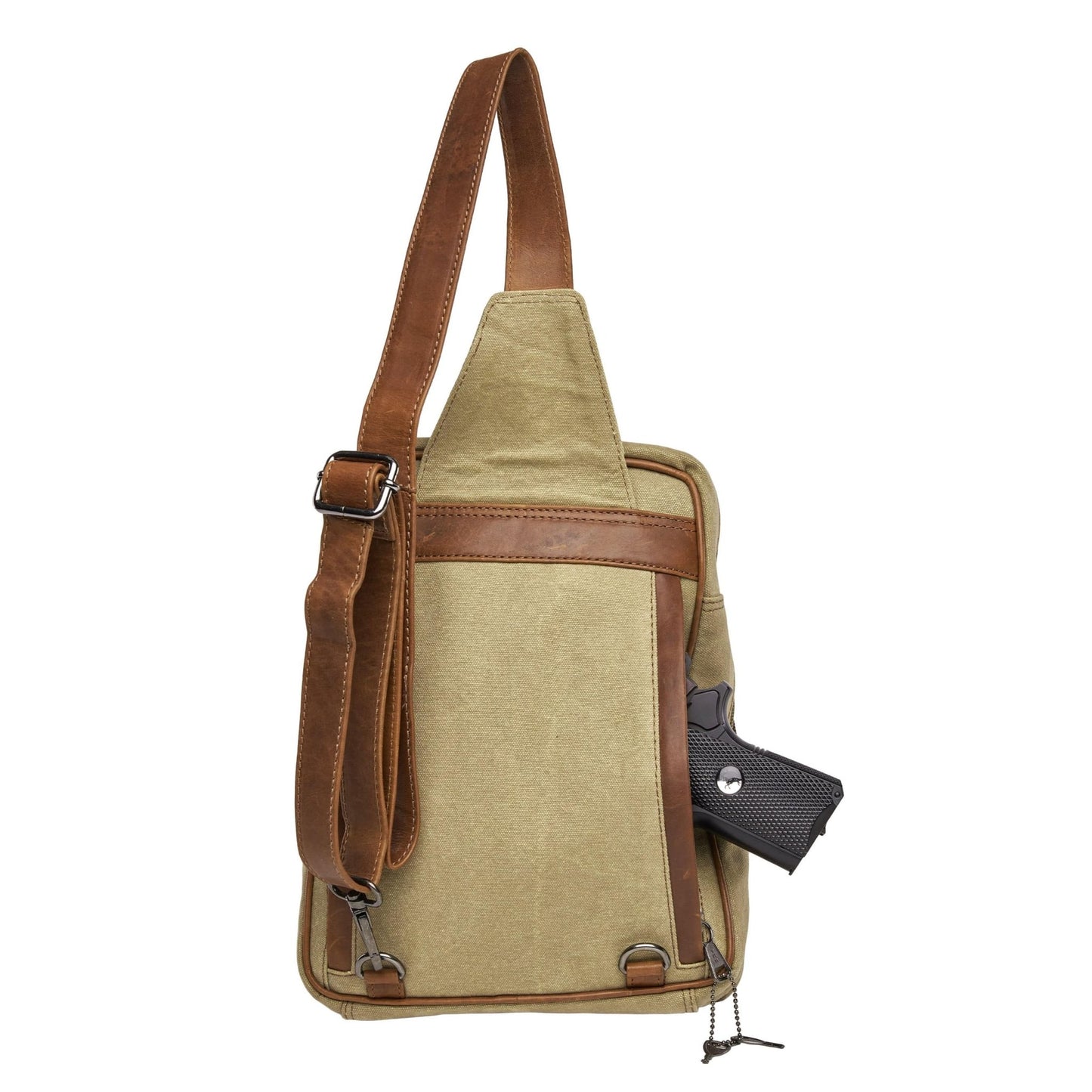 Concealed Carry Unisex Kennedy Canvas Sling Backpack - Angler's Pro Tackle & Outdoors