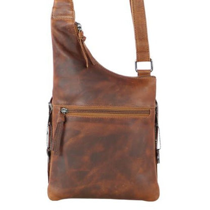 Concealed Carry Unisex Remi Leather Crossbody by Lady Conceal - Angler's Pro Tackle & Outdoors