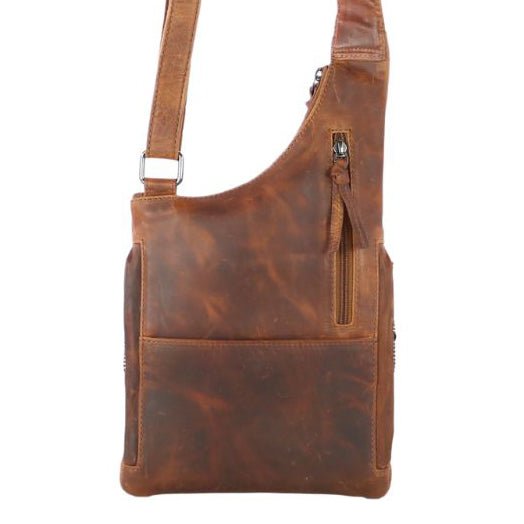 Concealed Carry Unisex Remi Leather Crossbody by Lady Conceal - Angler's Pro Tackle & Outdoors