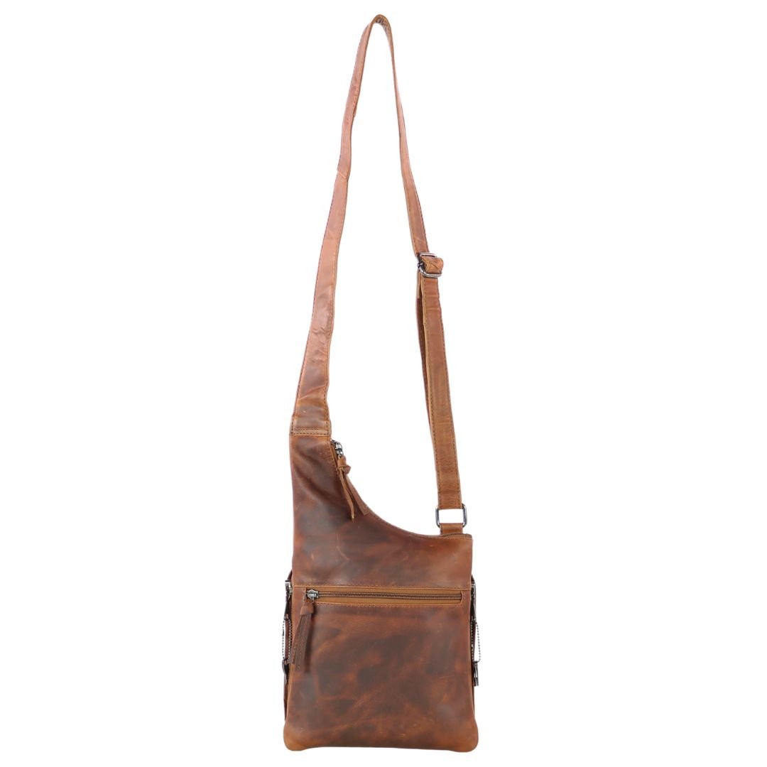 Concealed Carry Unisex Remi Leather Crossbody by Lady Conceal - Angler's Pro Tackle & Outdoors