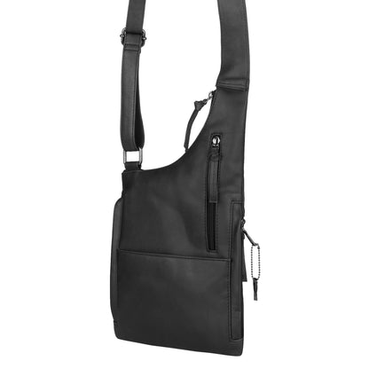 Concealed Carry Unisex Remi Leather Crossbody by Lady Conceal - Angler's Pro Tackle & Outdoors