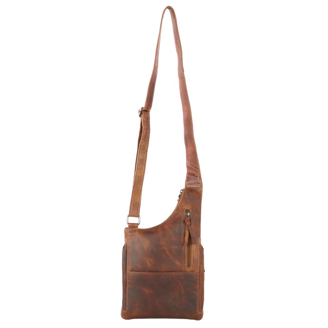 Concealed Carry Unisex Remi Leather Crossbody by Lady Conceal - Angler's Pro Tackle & Outdoors