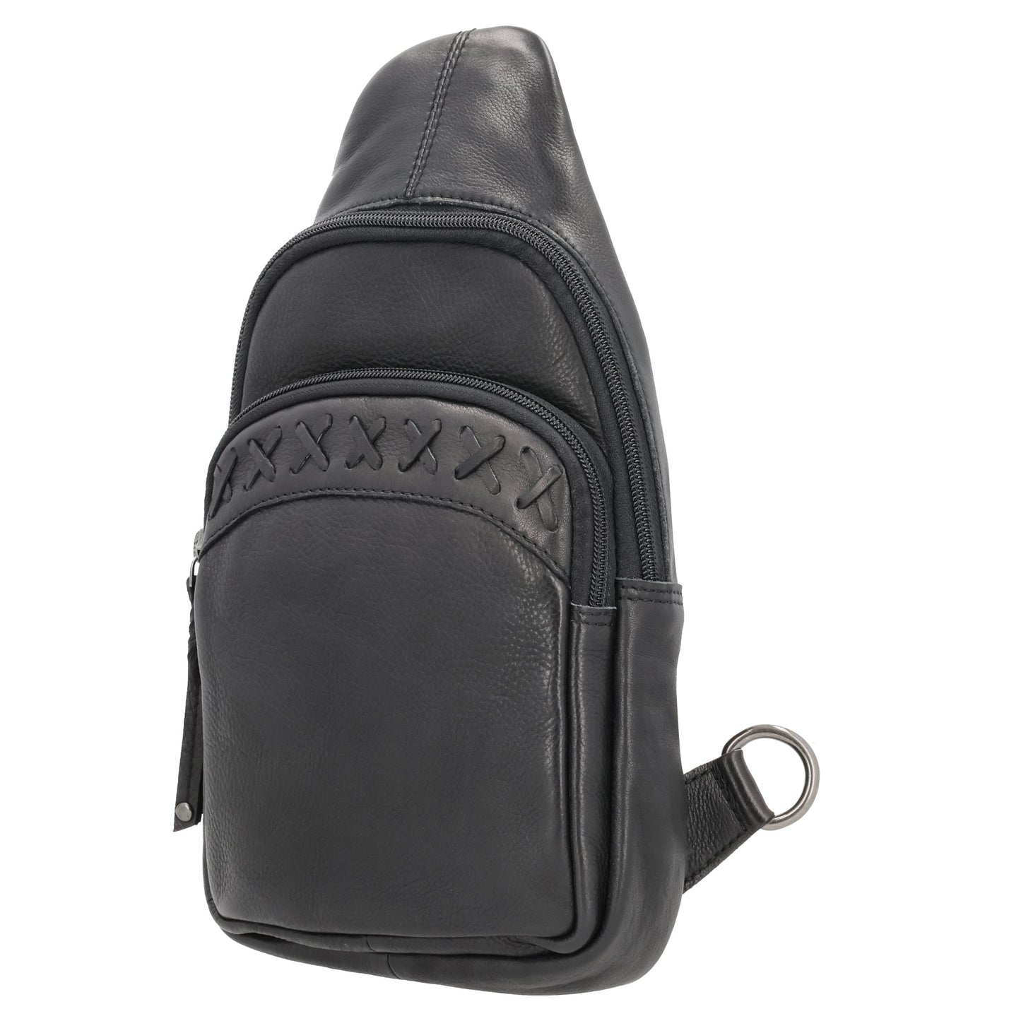 Concealed Carry Unisex Taylor Sling Leather Backpack by Lady Conceal - Angler's Pro Tackle & Outdoors