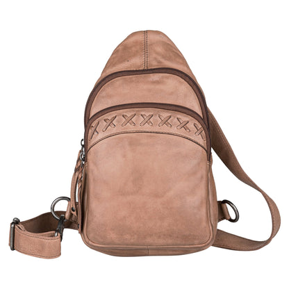 Concealed Carry Unisex Taylor Sling Leather Backpack by Lady Conceal - Angler's Pro Tackle & Outdoors