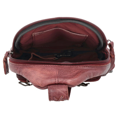 Concealed Carry Unisex Taylor Sling Leather Backpack by Lady Conceal - Angler's Pro Tackle & Outdoors