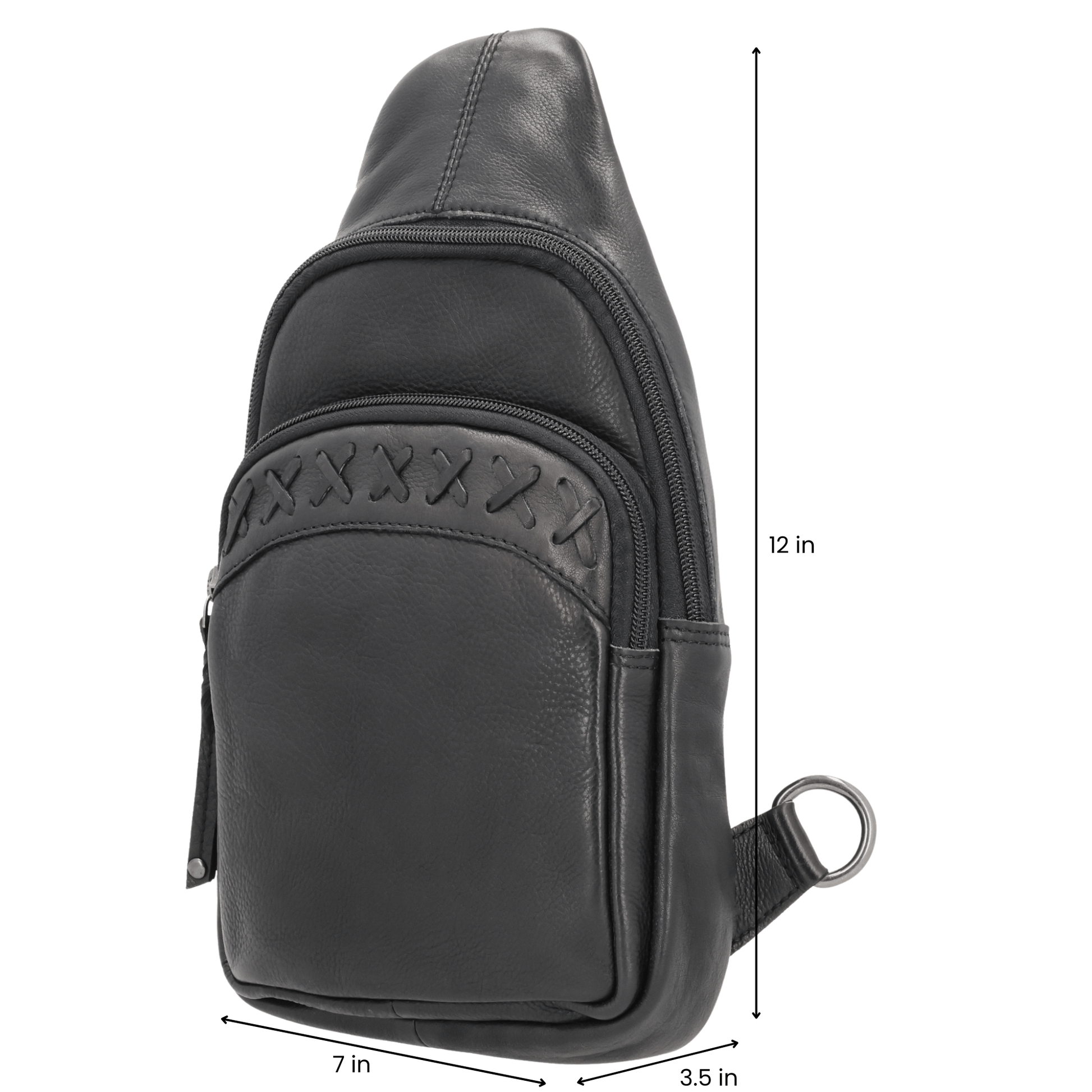 Concealed Carry Unisex Taylor Sling Leather Backpack by Lady Conceal - Angler's Pro Tackle & Outdoors