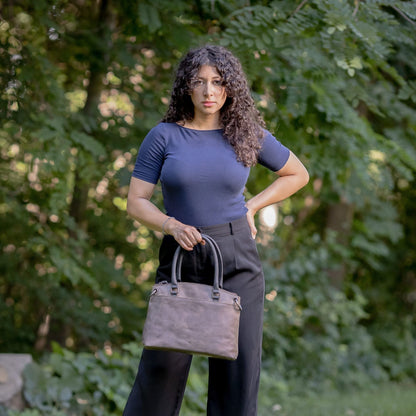 Concealed Carry Whitely Leather Satchel by Lady Conceal - Angler's Pro Tackle & Outdoors