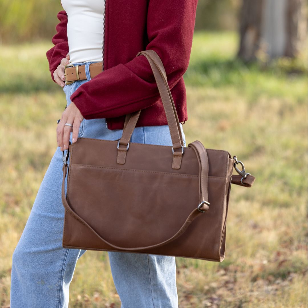 Concealed Carry Willow Computer Satchel by Lady Conceal - Angler's Pro Tackle & Outdoors