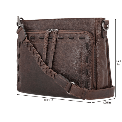 Concealed Carry Zoe Leather Crossbody by Lady Conceal - Angler's Pro Tackle & Outdoors