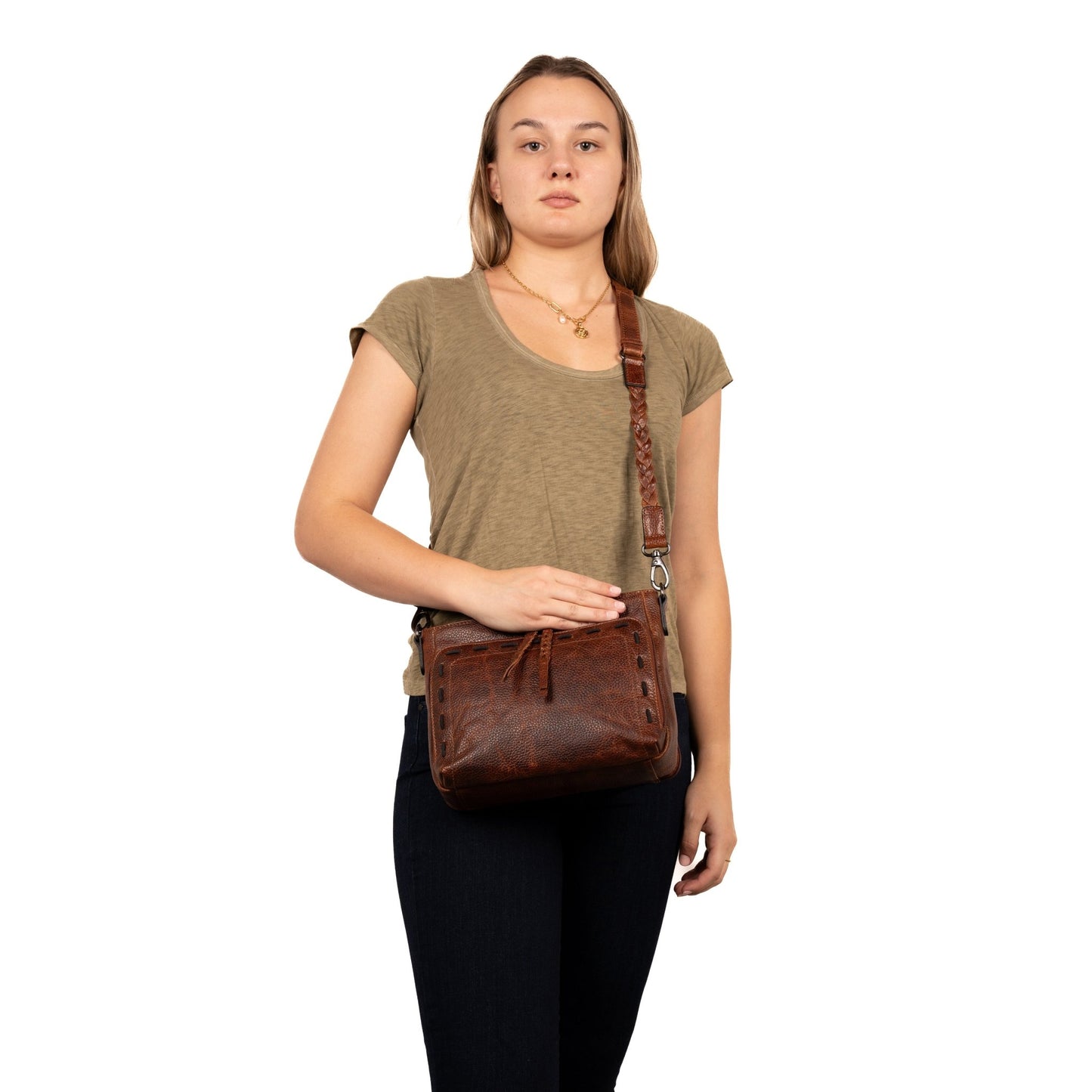 Concealed Carry Zoe Leather Crossbody by Lady Conceal - Angler's Pro Tackle & Outdoors