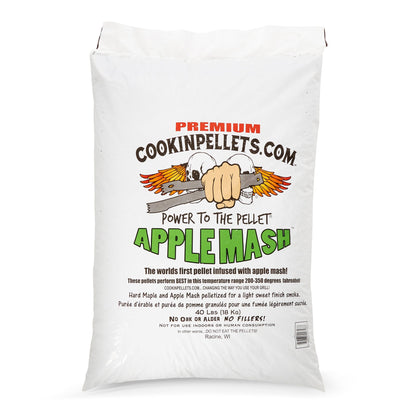 CookinPellets 40 Pound Bag Apple Mash Hard Maple Smoker Wood Pellets, (3 Pack) - Angler's Pro Tackle & Outdoors