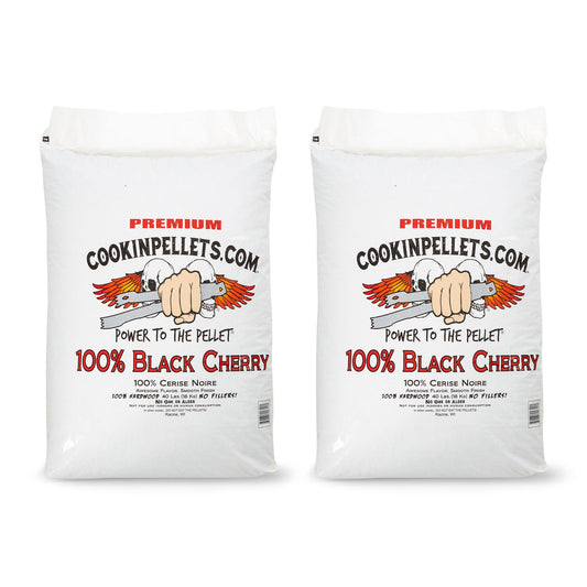 CookinPellets 40 Pound Black Cherry Grill Smoker Hardwood Wood Pellets (2 Pack) - Angler's Pro Tackle & Outdoors